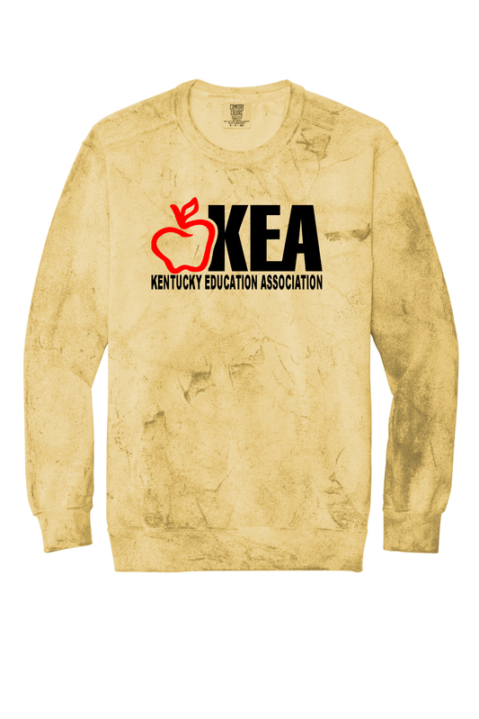 Color Blast Crewneck Sweatshirt  -  KEA Screen Printed Logo